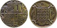 Städte Medaille Bronze Minden - auf das 20. Nordwestdeutsche Münzsammlertreffen, Schrift / vier Hände um ein Rechenbrett, ca. 60 MM -