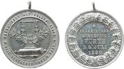 Musik tragbare Medaille Zinn Fürth -auf den Fränkischen Sängertag, Lyra / Mehrzeiler, ca. 30,5 MM -