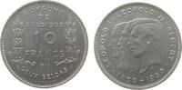 Belgien 10 Francs Ni Leopold I - Leopold II - Albert I, 100 Jahre Unabhängigkeit, Belgique -