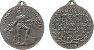 Weimarer Republik tragbare Medaille Eisenguß Spende für Kriegsgräber, stehender Soldat - Ich hatt einen Kameraden / Mehrzeiler, v. Hosaeus, ca. 33,5 MM -