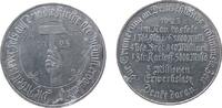 Weimarer Republik Medaille Aluminium Notzeit - zur Erinnerung an Deutschlands schlimmste Zeit, ca. 38 MM -
