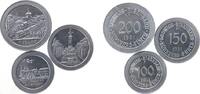 Jetons & Notgeld Lot Straßenbahngeld Aluminium Nürnberg - Fürth, 100 + 150 + 200 Pfennig, die 1. Locomotive Deutschlands, Kunstbrunnen, Deustchlands 1. Eisenbahn, ca -