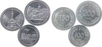 Jetons & Notgeld Lot Straßenbahngeld Aluminium Nürnberg - Fürth, 100 + 150 + 200 Pfennig, die 1. Locomotive Deutschlands, Kunstbrunnen, Deustchlands 1. Eisenbahn, ca -