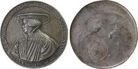 vor 1914 Medaille Zinn versilbert Seppel Sigismund - im Alter von 29 Jahren, Augsburg, Brustbild mit Hut und Talar nach links, einseitig, v. Hage -
