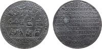 vor 1914 Medaille Blei Nürnberg - auf das Zucht- und Arbeitshaus, Reichsschild und den beiden Stadtwappen darüber die Wappen der sieben Ältesten d -