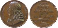 Großbritannien Suitenmedaille Bronze Milton John (1608-1674) - britischer Dichter, Büste nach links / Mehrzeiler, v. Vivier, ca. 41 MM, Rand: MONACHII, aus de -