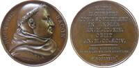 Großbritannien Suitenmedaille Bronze Bacon Roger (11214-1294) - englischer Franziskanermönch und Naturforscher, Büste nach rechts / Mehrzeiler, v. Gayrard, ca -