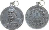 Bayern tragbare Medaille Aluminium Luitpold (1887-1912) - auf seinen 90. Geburtstag, Brustbild halblinks / zur Erinnerung .., v. Deschler, ca. 36 MM -