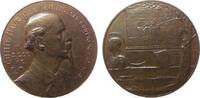 Belgien Medaille Bronze Nahuys Maurin de Graf (1832-1895) - Numismatiker und Historiker, v. Dubois, ca. 60,5 MM -