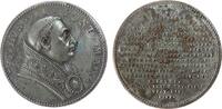 Vatikan Suitenmedaille Bronze versilbert Paulus II. (1464-1471), Brustbild nach rechts / Lebensdaten, Signatur: G.H. (Georg Hautsch), ca. 38 MM, aus d -