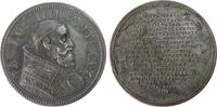 Vatikan Suitenmedaille Bronze versilbert Paulus IV. (1555-1559), Brustbild nach rechts / Lebensdaten, Signatur: P.H.M. (P.H. Müller), ca. 38 MM, aus d -
