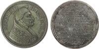 Vatikan Suitenmedaille Bronze versilbert Benedictus II. (Benedict II. - 684-685), Brustbild nach rechts / Lebensdaten, Signatur: MB, ca. 38 MM, aus der -