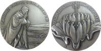Vatikan Medaille Silber Johannes Paul II. (1978-2005) - auf den 20. Jahrtestag der Vollendung des II. Vatikanischen Konzils, An. VIII, betender P -