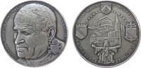 Vatikan Medaille Silber Johannes Paul II (1978-2005) - auf seinen Besuch in Straßburg, Büste nach halblinks / Madonna mit Kind sitzt unter div. S -