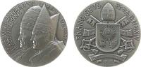 Vatikan Medaille Silber Johannes XXIII. und Johannes Paul II. - auf Ihre Heiligsprechung, beider Brustbilder nach links / Wappen, v. D. Longo, ca -