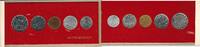 Vatikan 185 Lire div. Heiliges Jahr 1975, Münzsatz im Folder (mit Gebrauchsspuren) -