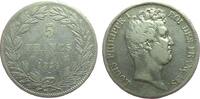 Frankreich 5 Francs Ag Louis Philippe I, M (Toulouse) -