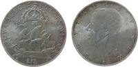 Schweden 2 Kronen Ag Delaware, Patina -