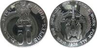Indien Republik 50 Rupie Ag FAO, B (Bombay) -