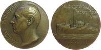 Frankreich Medaille Bronze Philippar Georges (Reeder) - auf das Passagierschiff Philippar Georges, Reederei Messageries Maritimes, das Passagierschi -
