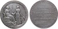 Ägypten Medaille Silber Abdul Aziz (1861-1876) - auf die Einweihung des Suezkanals, und auf den Beitrag der französischen Sparer am Kanalbau, Wei -