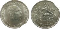 Spanien 25 Pesetas KN Francisco Franco, Zainende -