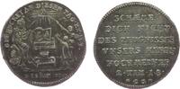 Reformation / Religion Silberabschlag vom Dukat Silber Augsburg - auf die 200-Jahrfeier der Übergabe der Augsburger Konfession, für die protestantische Schuljugend, Altar zwisc -