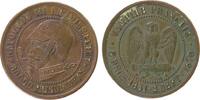 Napoleon Medaille Bronze Napoleon III (1852-1870) - satirische Medaille, Spottmedaille, Napoleon mit Pickelhaube und Halseisen (Sedan) mit Kette / -
