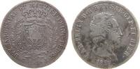 Sardinien 5 Lire Ag Carlo Felice, Genua, (P), kleiner Schrötlingsfehler -