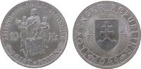 Slowakei 10 Koruna Ag mit Kreuz -