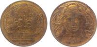 Italien Medaille zu 20 Centesimi 1906 Kupfer Mailand, Vittorio Emanuele III (1900-1943), Mailänder Ausstellung vz