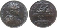 Großbritannien Suitenmedaille Bronzeguß Henry V (1413-22), Brustbild nach rechts / Grabmal und Lebensdaten, v. J. Dassier, ca. 39 MM, spätere Anfertigung -