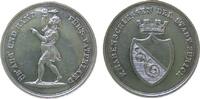 Schützen Medaille Silber Zürich - auf das Knabenschießen, Knabe nach links mit Apfel / gekröntes Wappen, v. Aberli, ca. 25,5 MM, ca. 5,7 Gramm, en -