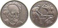 Personen Medaille Silber Hauptmann Gerhart (1862-1946), Schriftsteller und Dramatiker, auf seinen Tod, Rand: 835 B.H.Mayer Pforzheim, ca. 40,5 MM, -