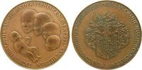 Niederlande Medaille Bronze Prinz Konstantin, Familie / Wappen und Umschrift, unsigniert, mattiert, 50 MM -