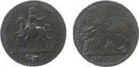 vor 1914 Medaille 1757 Bronze Friedrich II. (1740-1786) - auf die Schlacht bei Rosbach (Roßbach) und Lissa, Friedrich zu Pferd nach links vor Ans...