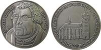 Reformation / Religion Medaille Silber Luther Martin (1483-1546) - Lutherjahr 1983, Brustbild halblinks / Schlosskirche zu Wittenberg, v. Paul Effert, ca. 40,5 -