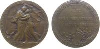 Frankreich Medaille Bronze Metz - auf die Befreiung der Stadt, Lothringen, Gallia umarmt Stadtgöttin - dahinter Kathedrale / Schrift über Wappen, v. -