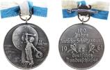 Schützen nach 1945 tragbare Medaille Silber Deutscher Schützenbund - auf die 100 Jahrfeier, und das 22. Deutsche Bundesschießen in München, Knabe vor Zielscheibe / M -