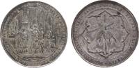 Reformation / Religion Medaille Silber Firmung, Firmungsszene / Heiliggeisttaube im Strahlenkranz - Schrift, v. LW&C, ca. 40,3 MM, ca. 19,8 Gramm, kleine Randfe -