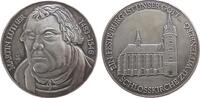 Reformation / Religion Medaille Silber Luther Martin (1483-1546) - Lutherjahr 1983, Brustbild halblinks / Schlosskirche zu Wittenberg, v. Paul Effert, ca. 40,5 -