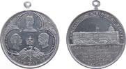 tragbare Medaille 1900 Berlin Aluminium Berlin - auf die Zusammenkunft der beiden Friedenskaiser, anläßlich der Volljährigkeit von Kronprinz Frie...