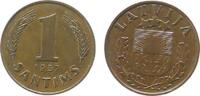 Lettland 1 Santims Br Wappen -