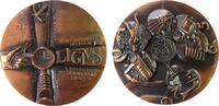 Speyer Medaille Bronze Speyer - auf das 25. Süddeutsche Münzsammlertreffen, und 25 Jahre NGS, Kreuz mit Hand und Goldschmiedezange - Schrift: El -