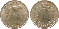 Luxemburg 1 Franc KN Hüttenarbeiter, Prachtstücke -