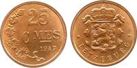 Luxemburg 25 Centimes Br Charlotte, minimal fleckig -