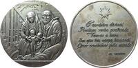 Weihnachten Medaille Bronze versilbert Krippenszene, / Mehrzeiler und Stern, Natal, Weihnachten, ca. 90 MM, ca. 280 Gramm, Rand: 43EU (ohne BRD) und -