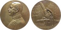 Personen Medaille Bronze Krobatin Alexander (1849-1933) - auf seine Beförderung zum Generaloberst, Kriegsminister, Brustbild nach links / schwere -