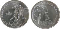 San Marino 1000 Lire Ag Sommerolympiade -