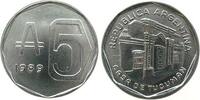 Argentinien 5 Australes 1989 Al Nationalmuseum in Tucuman unz 2,00 EUR  + 100,00 EUR frais d'envoi